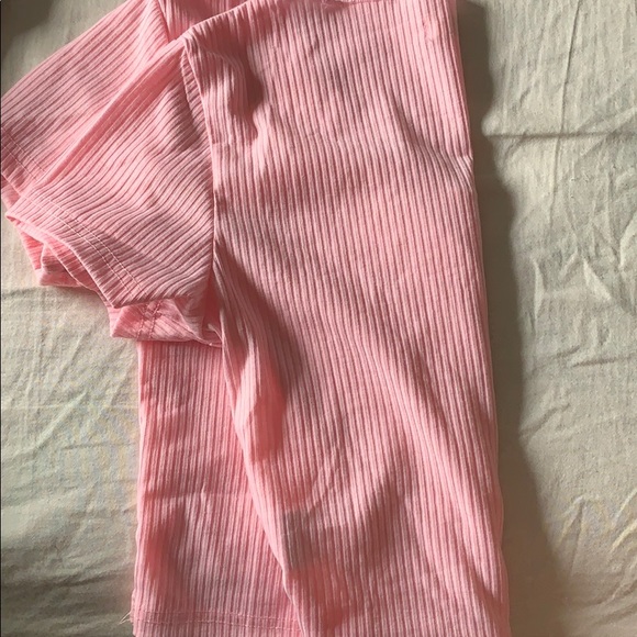 Pink button up top - Picture 3 of 3
